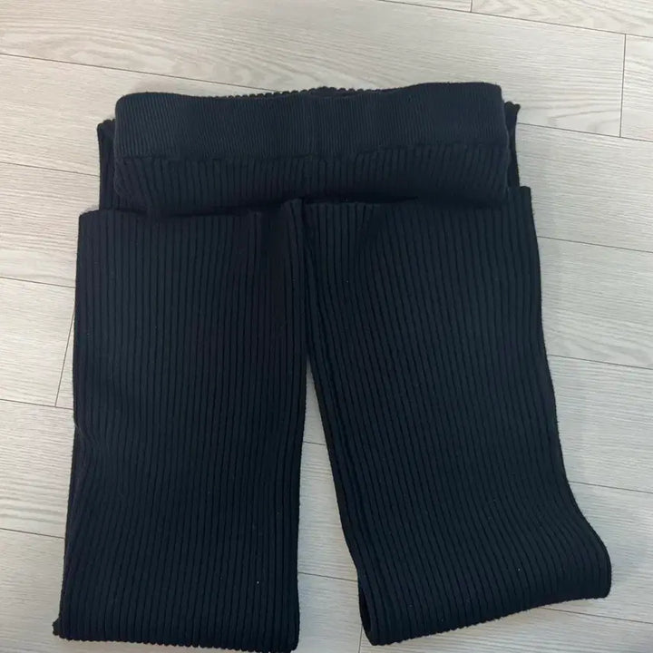 [BUNJANG] Black Knit Set / 반목골지니트세트 블랙 프리사이즈