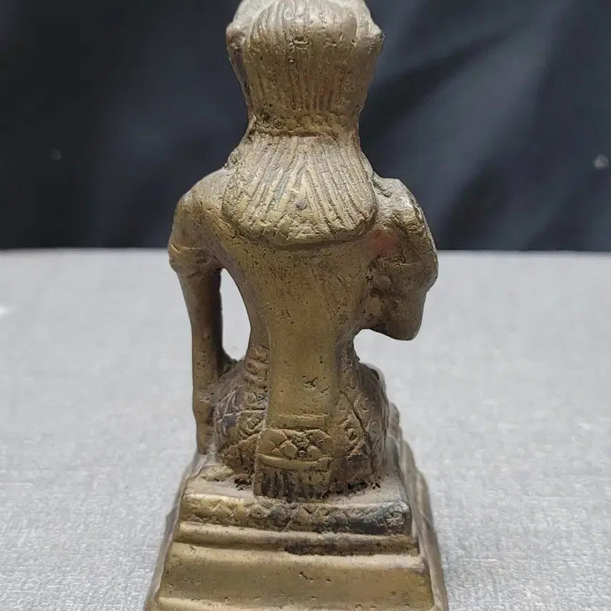 [BUNJANG] Thai Rice Goddess Bronze Seated Buddha Statue / 오래된 불상 쌀의 여신 태국