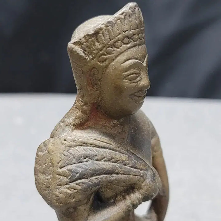 [BUNJANG] Thai Rice Goddess Bronze Seated Buddha Statue / 오래된 불상 쌀의 여신 태국