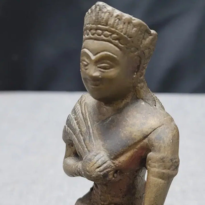 [BUNJANG] Thai Rice Goddess Bronze Seated Buddha Statue / 오래된 불상 쌀의 여신 태국