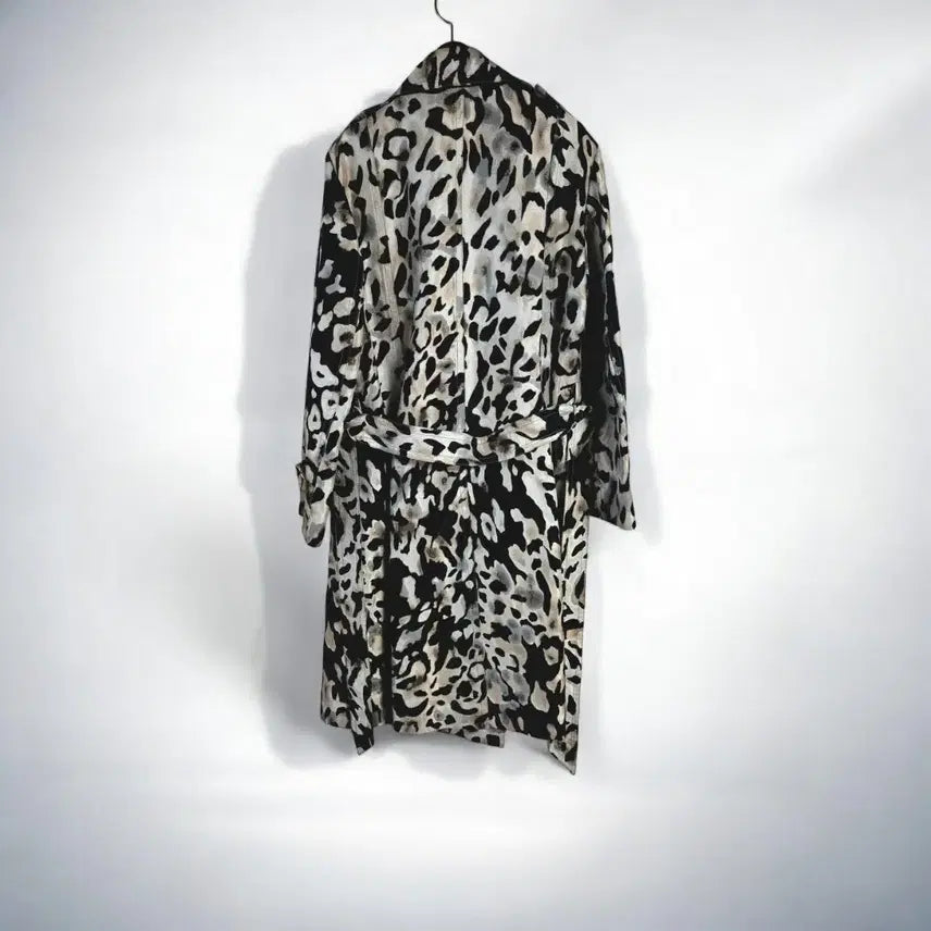 [BUNJANG] Escada Leopard Trench Coat / Escada 에스까다 레오파드 트렌치코트 38