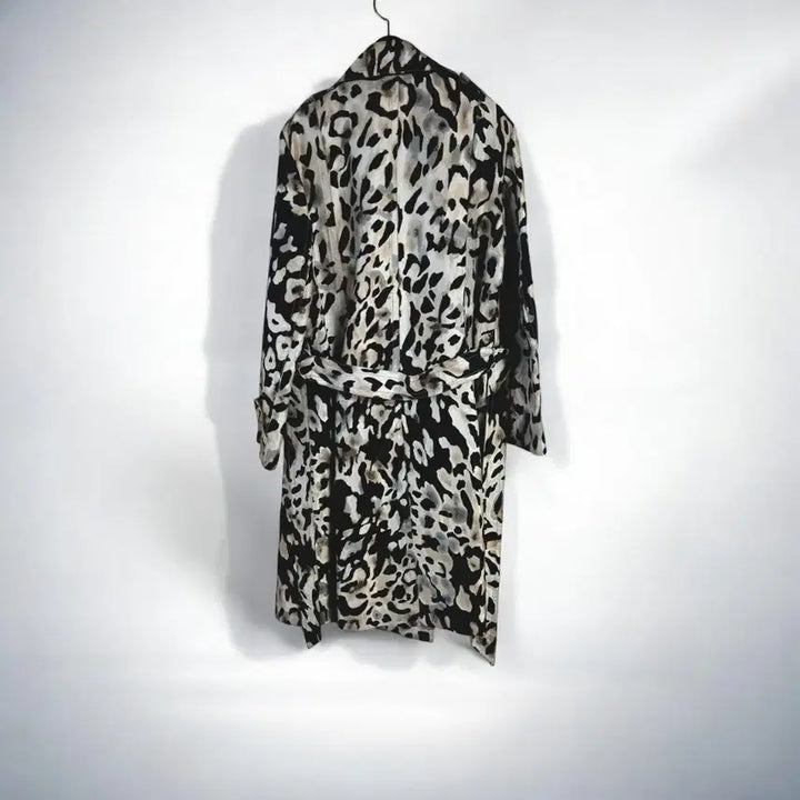 [BUNJANG] Escada Leopard Trench Coat / Escada 에스까다 레오파드 트렌치코트 38