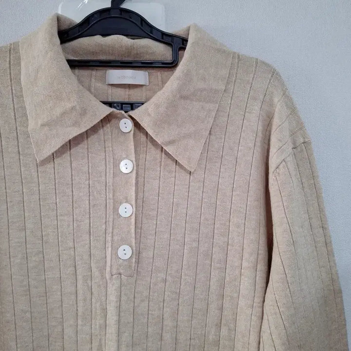 [BUNJANG] Leqoroman Ribbed Knit Long Dress / 르꼬르망 카라넥 골지 니트 롱 원피스 -88