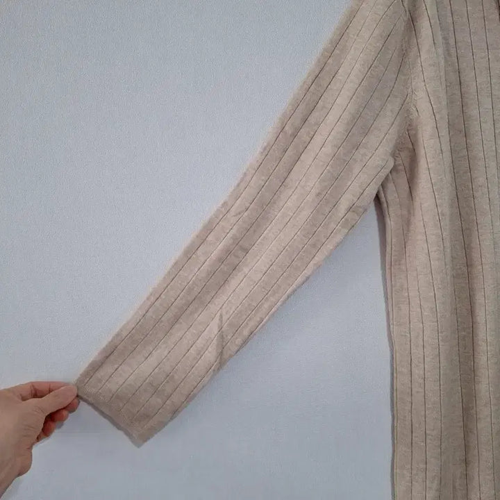 [BUNJANG] Leqoroman Ribbed Knit Long Dress / 르꼬르망 카라넥 골지 니트 롱 원피스 -88