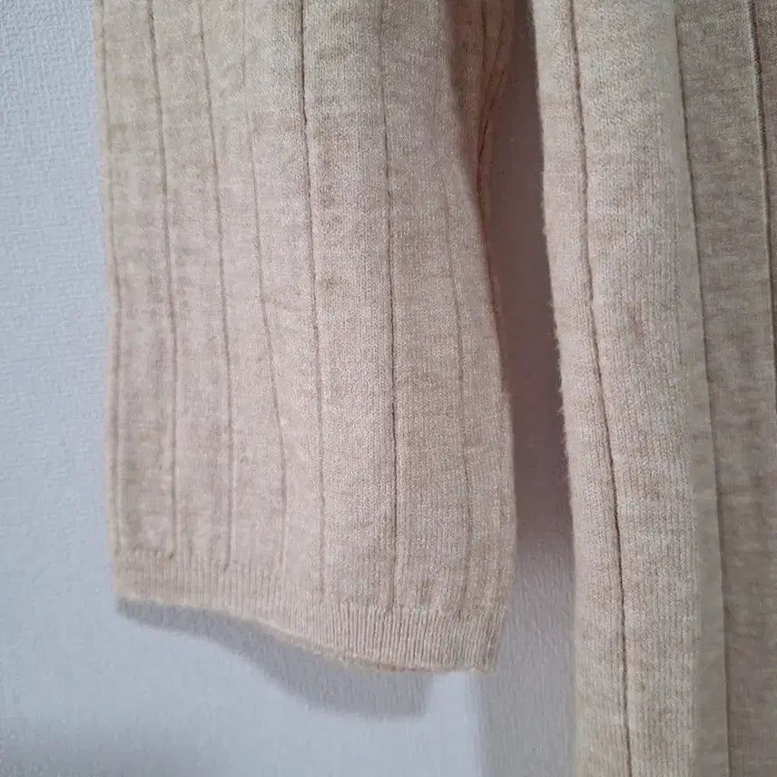 [BUNJANG] Leqoroman Ribbed Knit Long Dress / 르꼬르망 카라넥 골지 니트 롱 원피스 -88