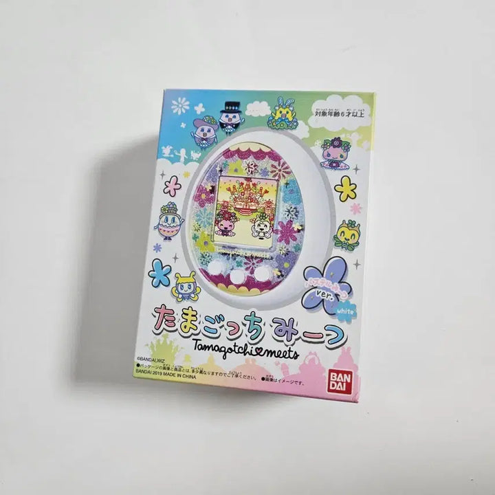 [BUNJANG] Bandai Tamagotchi Mits Pastel White / 반다이 타마고치 미츠 파스텔 화이트 박스, 설명서