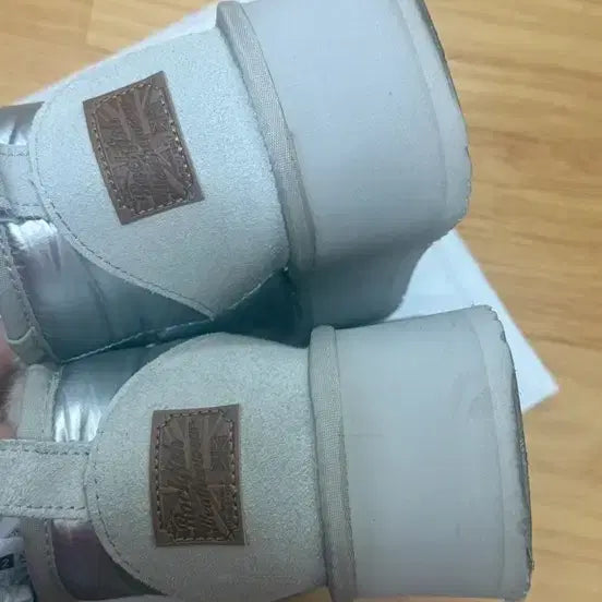 [BUNJANG] Rockfish Cloudy Maxi Padded Short Boots Silver 240 / 락피쉬 클라우디 맥시 패딩 숏 부츠 실버 240