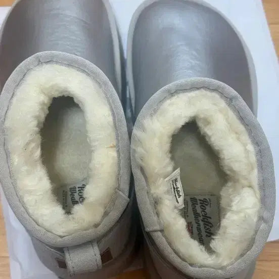 [BUNJANG] Rockfish Cloudy Maxi Padded Short Boots Silver 240 / 락피쉬 클라우디 맥시 패딩 숏 부츠 실버 240