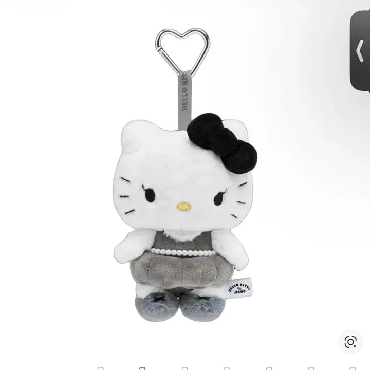 [BUNJANG] Hello Kitty Jisoo Doll Keyring / 헬로키티 지수 인형 키링 블랙그레이