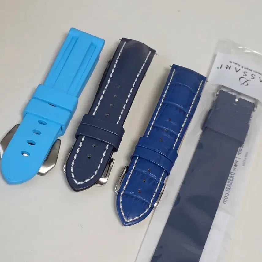 [BUNJANG] Hearsh and FKM Watch Strap Bundle Set / 히어쉬 스트랩2종 + FKM 러버스트랩 2종 일괄