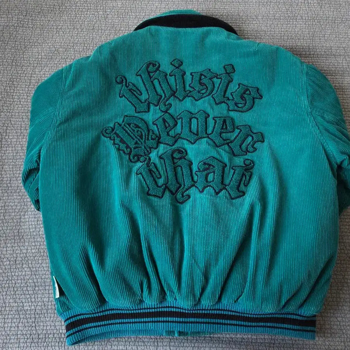 [BUNJANG] thisisneverthat Corduroy Varsity Jacket L / 디스이즈네버댓 코듀로이 바시티 자켓 L