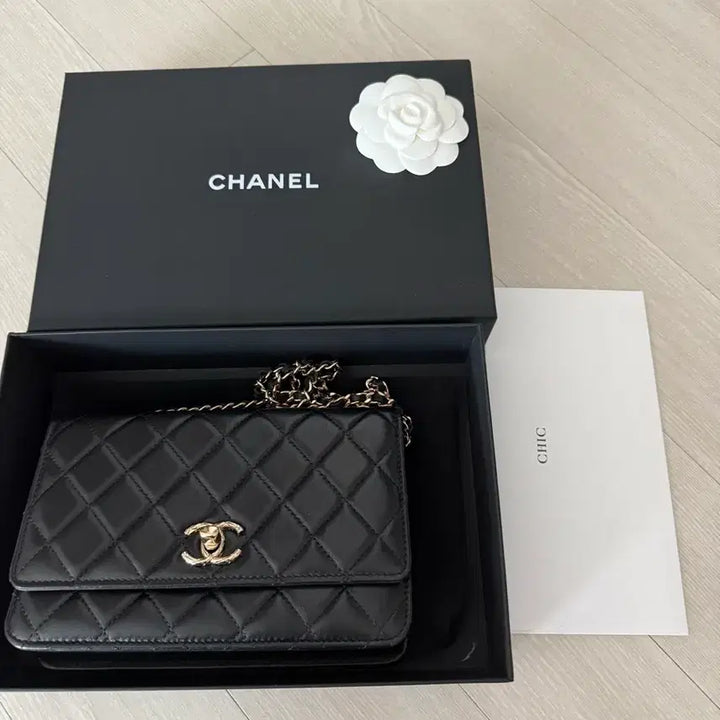 [BUNJANG] Chanel WOC (Lambskin/Champagne Gold) / 샤넬 트렌드cc WOC(램스킨/샴골)