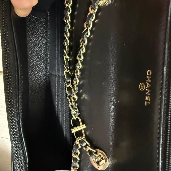 [BUNJANG] Chanel WOC (Lambskin/Champagne Gold) / 샤넬 트렌드cc WOC(램스킨/샴골)