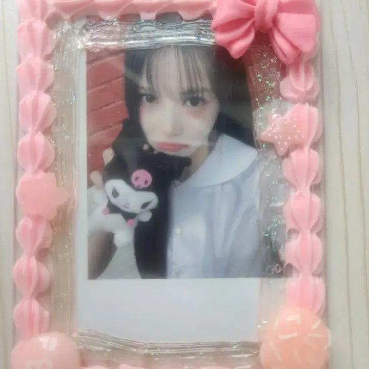 [BUNJANG] tripleS Kim Chaewon Handmade Toploader / 트리플에스 김채원 깨어 막방이벤트 수제탑로더