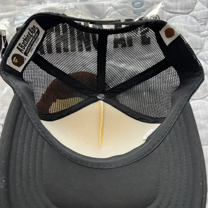 [BUNJANG] Bape College Mesh Cap Black / 베이프 컬리지 메쉬캡 블랙