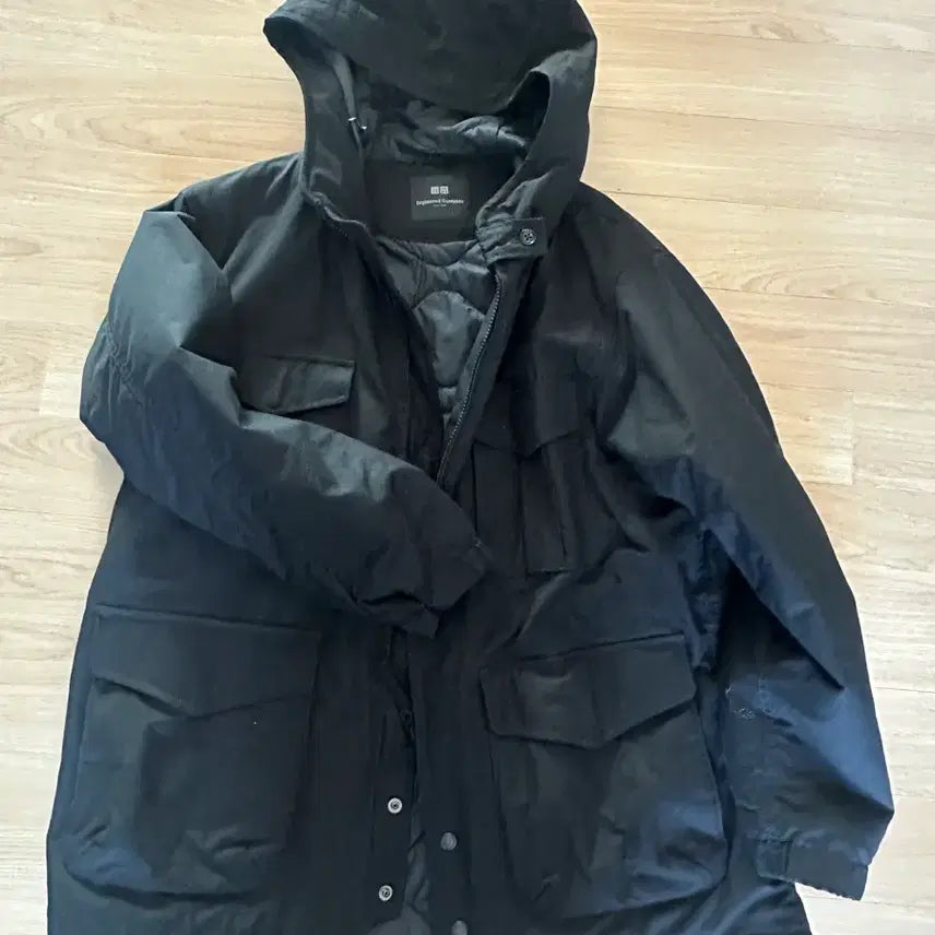 [BUNJANG] Uniqlo Engineered Garments Utility Jacket Black M / 유니클로 엔지니어드가먼츠 유틸리티자켓 블랙M