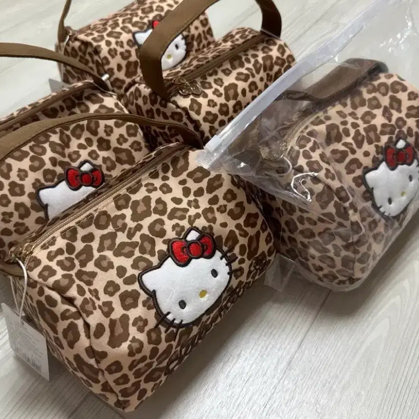 [BUNJANG] Sanrio Hello Kitty Leopard Mini Tote Bag / 새상품) 산리오 헬로키티 레오파드 미니 토트백