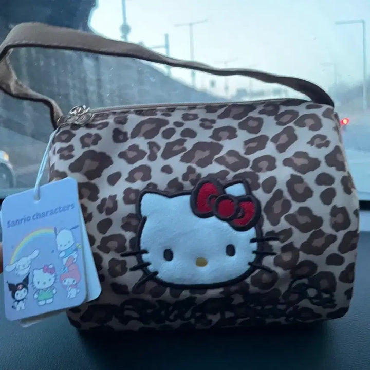 [BUNJANG] Sanrio Hello Kitty Leopard Mini Tote Bag / 새상품) 산리오 헬로키티 레오파드 미니 토트백