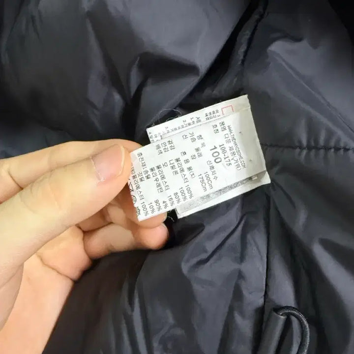 [BUNJANG] Time Homme 20FW Goose Down Jacket (Size 100) / 타임옴므 20fw 벨벳 구스다운 100