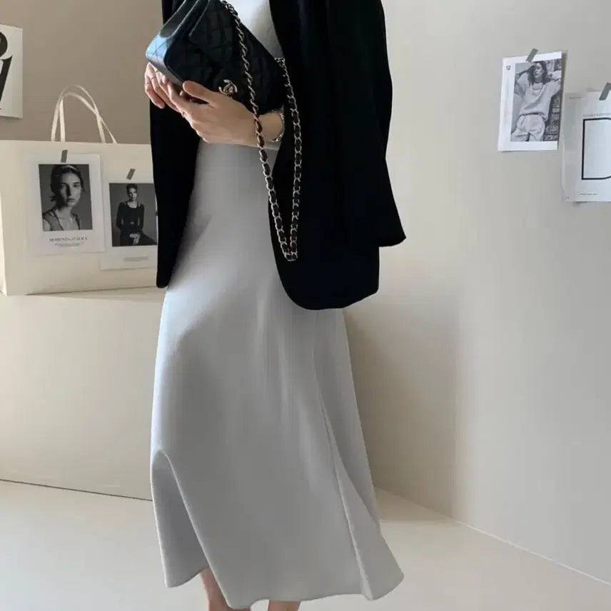 [BUNJANG] New In House No Collar Open Front Jacket / (새상품-택있음) 데일리룩 쇼핑몰 자체제작 노카라 오픈자켓