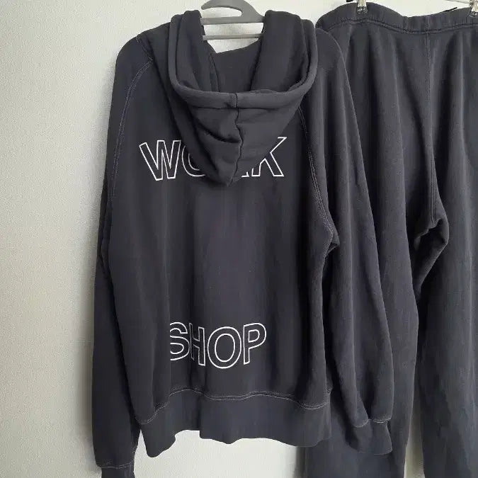 [BUNJANG] Our Legacy Workshop Charcoal Hoodie Training Set / 백화점판/아워레가시 워크샵 차콜 후드 트레이닝 셋업