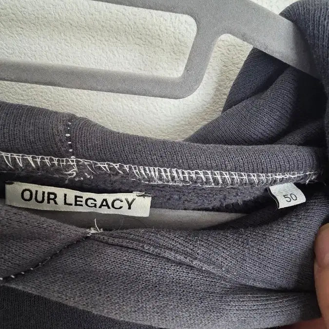 [BUNJANG] Our Legacy Workshop Charcoal Hoodie Training Set / 백화점판/아워레가시 워크샵 차콜 후드 트레이닝 셋업