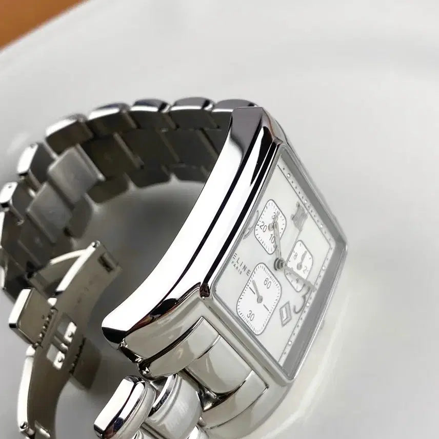 [BUNJANG] CELINE Chronograph Shell Dial Watch / CELINE Chronograph Shell Dial Watch