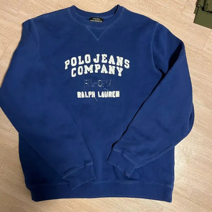 [BUNJANG] Polo Jeans Company Blue Vintage Sweatshirt / 폴로진스 컴퍼니 맨투맨 블루 빈티지