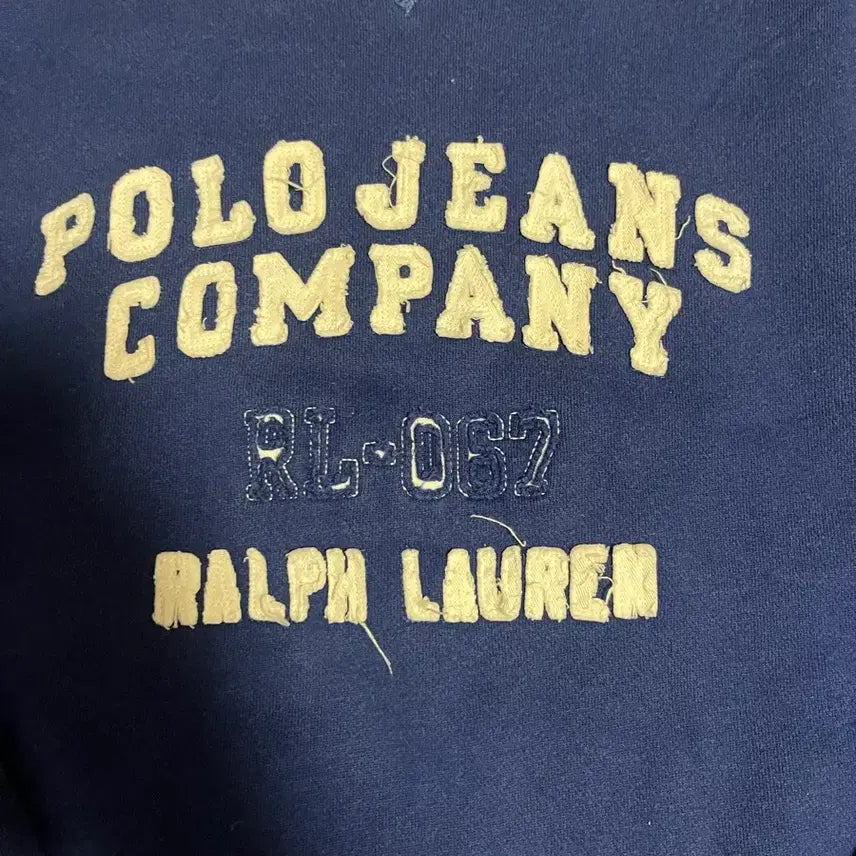 [BUNJANG] Polo Jeans Company Blue Vintage Sweatshirt / 폴로진스 컴퍼니 맨투맨 블루 빈티지