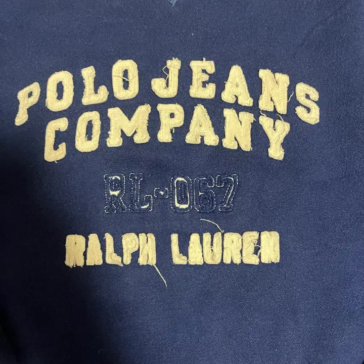 [BUNJANG] Polo Jeans Company Blue Vintage Sweatshirt / 폴로진스 컴퍼니 맨투맨 블루 빈티지