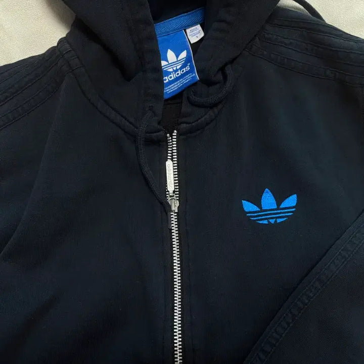 [BUNJANG] Adidas Firebird Baby Bear Vintage Hoodie / 아디다스 검파 후드집업 파이어버드 베이비베어 빈티지 올드스쿨