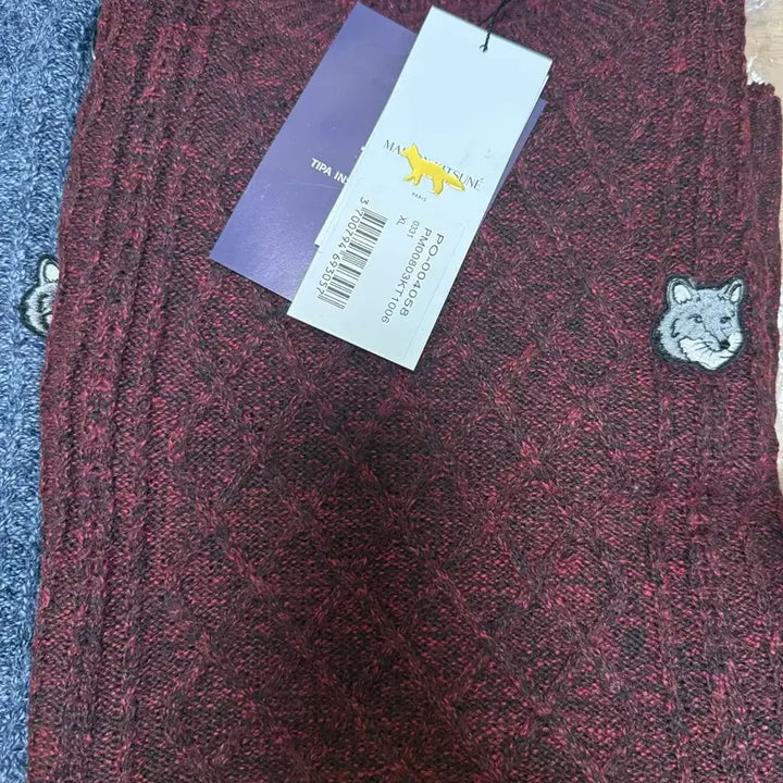 [BUNJANG] Maison Kitsune Waffle Knit Sweater / 초특가/미사용/ 메종키츠네 와플 니트