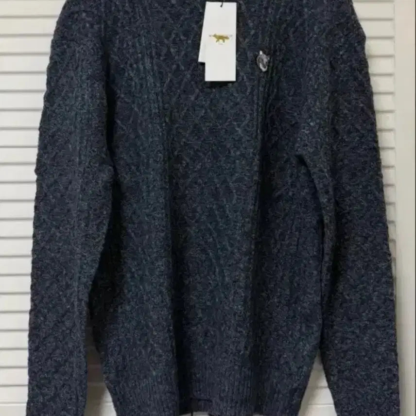 [BUNJANG] Maison Kitsune Waffle Knit Sweater / 초특가/미사용/ 메종키츠네 와플 니트