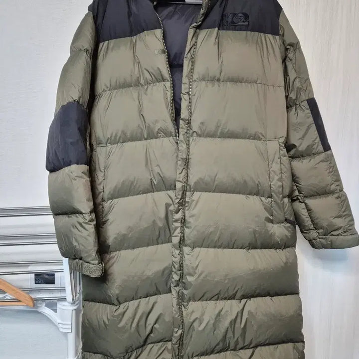 [BUNJANG] K2 Extreme Long Padded Jacket (Khaki) 105 / K2 익스트림 롱패딩 카키 105