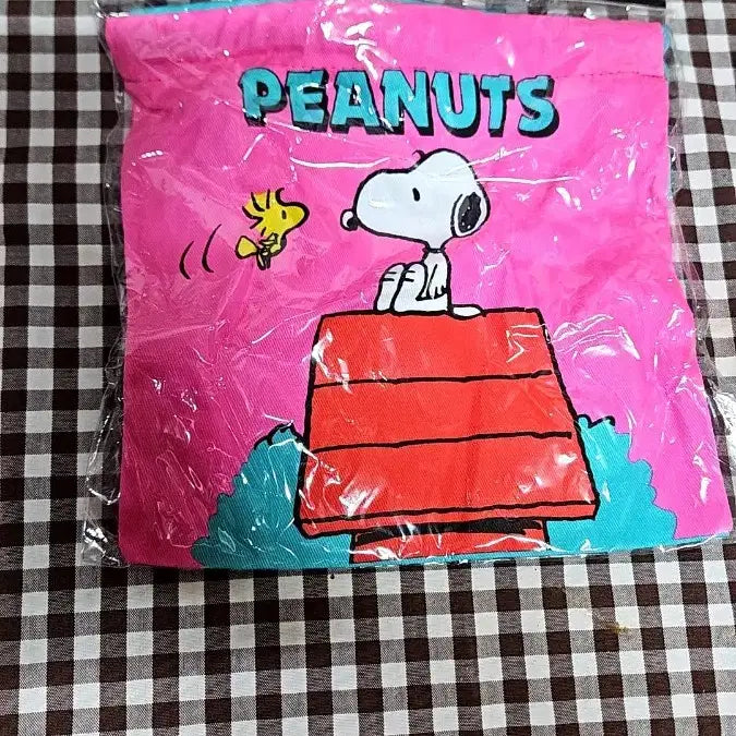 [BUNJANG] PEANUTS Snoopy & Charlie Brown Pouch / PEANUTS 정품 캐릭터 파우치 / 스누피 & 찰리 브라운 / 일본