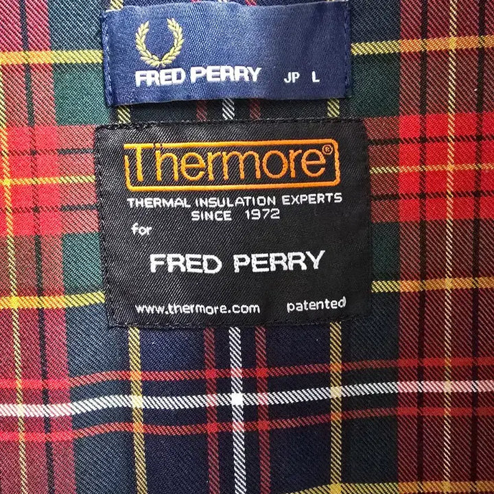 [BUNJANG] Fred Perry Black Quilted Jacket / 프레드페리 블랙 퀼팅 자켓