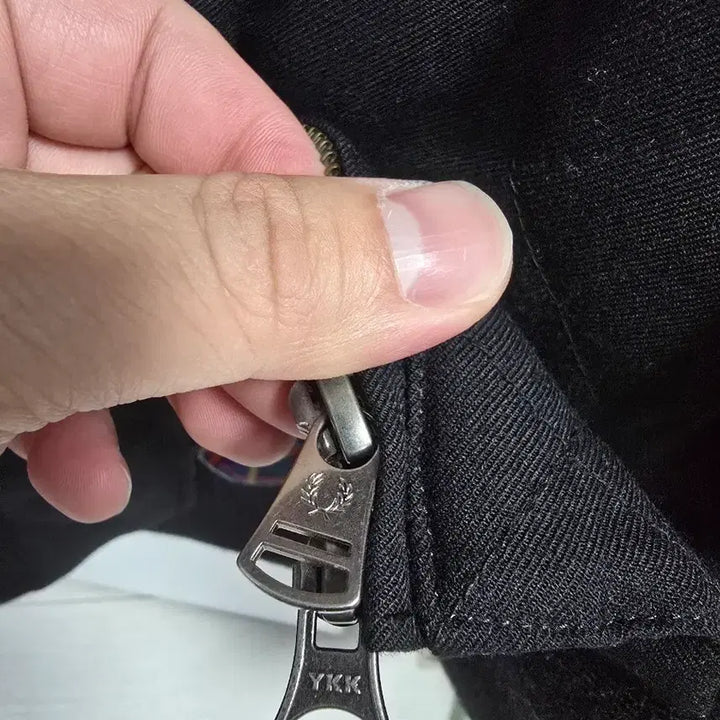 [BUNJANG] Fred Perry Black Quilted Jacket / 프레드페리 블랙 퀼팅 자켓