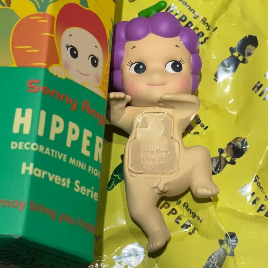 [BUNJANG] Sonny Angel Harvest Hippa Grape Figure / [미사용]소니엔젤 하베스트 히퍼 포도