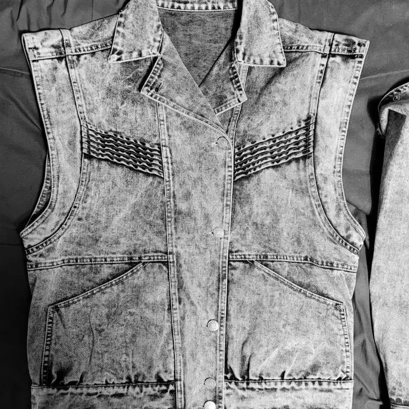 [BUNJANG] Isabel Marant Étoile Detachable Sleeve Denim Jacket / 이자벨마랑 에뚜알 소매탈부착 데님자켓 34