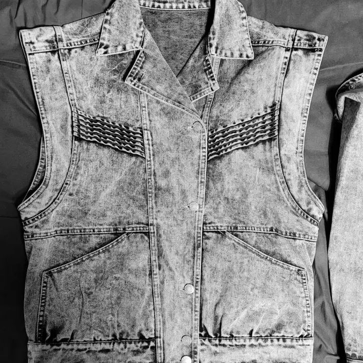 [BUNJANG] Isabel Marant Étoile Detachable Sleeve Denim Jacket / 이자벨마랑 에뚜알 소매탈부착 데님자켓 34