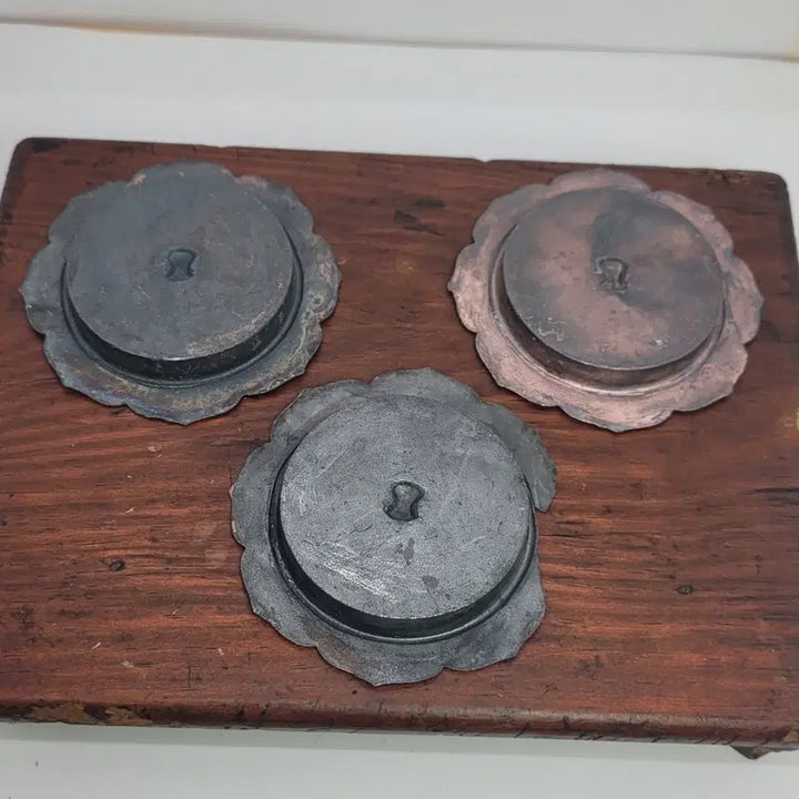 [BUNJANG] Antique Silver Sliding Door Handle Bundle Set / 골동품 / 은으로 만든 미닫이 문고리 공예품 3점 일괄 판매합니다.