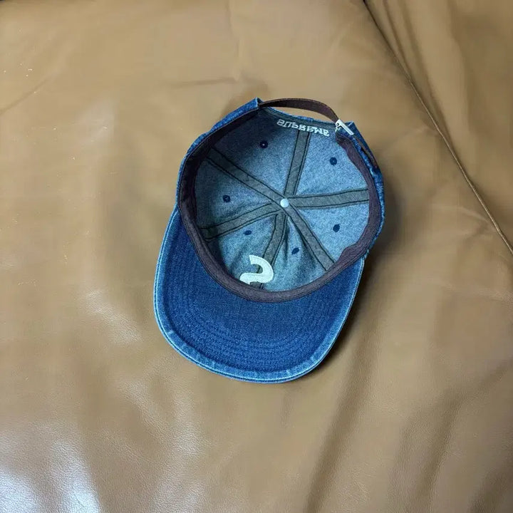 [BUNJANG] Supreme S-Logo Washed Denim 6-Panel Cap / 슈프림 S로고 6패널 볼캡 모자 워시드 데님