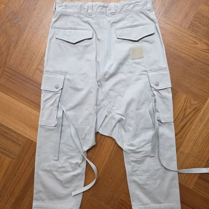 [BUNJANG] FUMITO GANRYU Light Beige Cargo Pants / 후미토간류 라이트 베이지 카고 배기팬츠