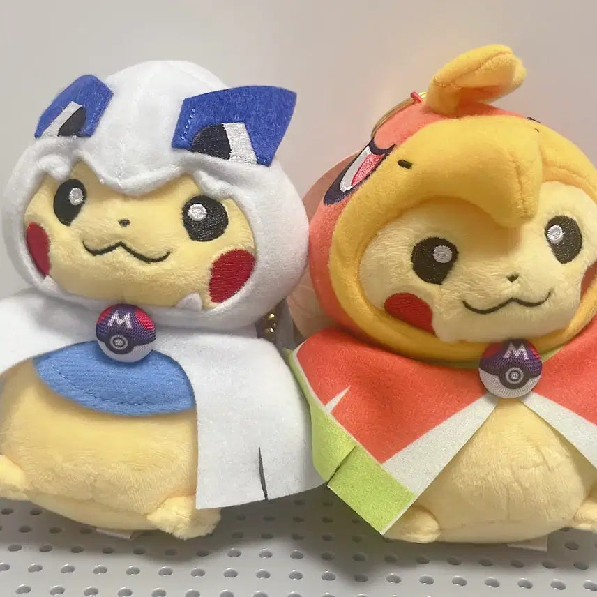 [SOLD OUT] [포켓몬센터] 루기아판쵸츄, 칠색조 판쵸츄 키링 세트(새상품)
