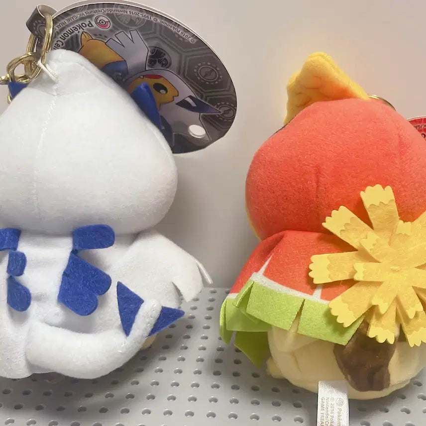[SOLD OUT] [포켓몬센터] 루기아판쵸츄, 칠색조 판쵸츄 키링 세트(새상품)