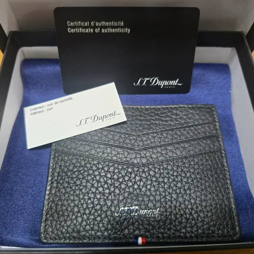 [BUNJANG] S.T. Dupont Card Wallet Full Package / [롯백_새상품]에스티 듀퐁  카드지갑 풀세트