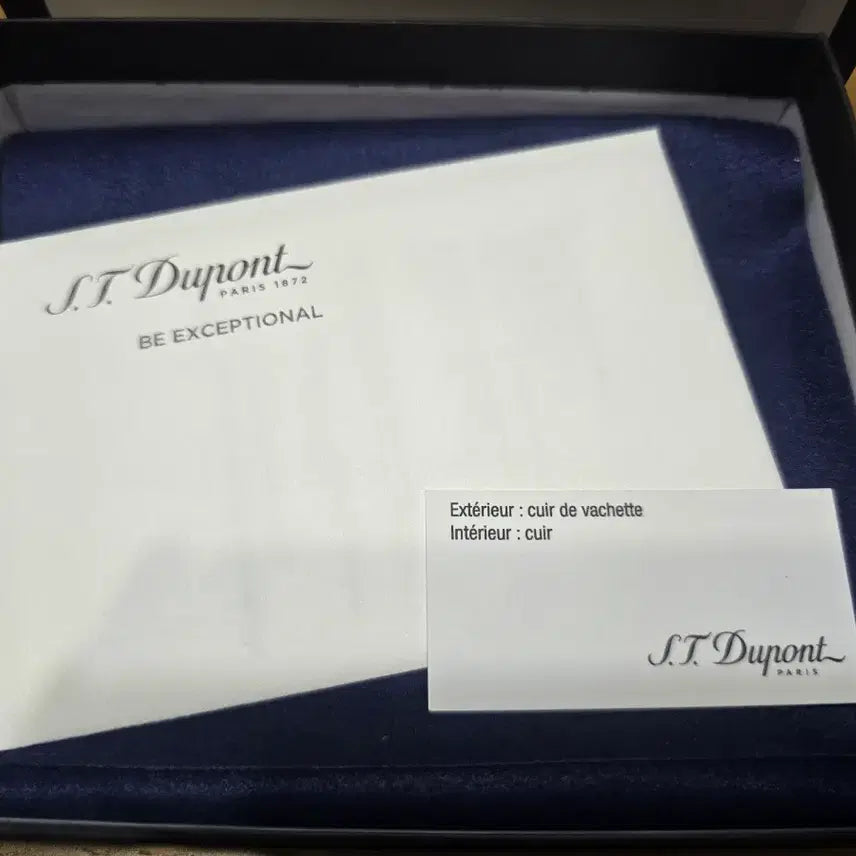 [BUNJANG] S.T. Dupont Card Wallet Full Package / [롯백_새상품]에스티 듀퐁  카드지갑 풀세트