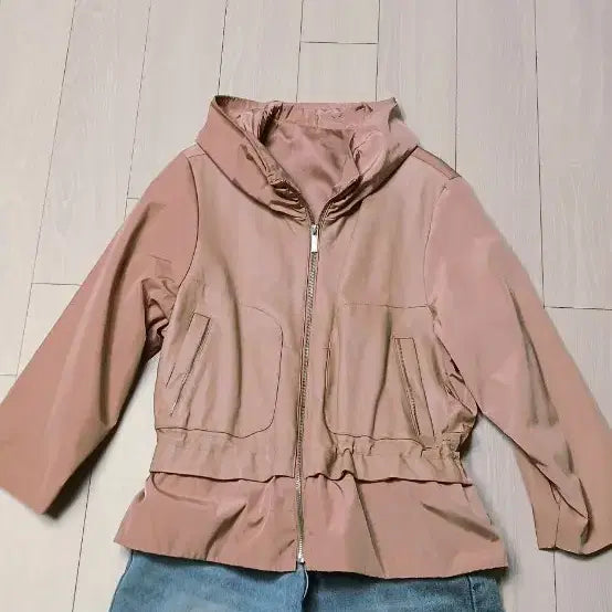 [BUNJANG] Leather Half-Hooded Jacket / 천연양가죽 반후드  자켓