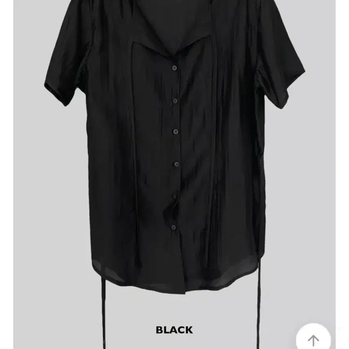 [BUNJANG] Autumn Tencel Strap Blouse Black / (새옷) 어텀 텐셀 스트랩 블라우스 블랙