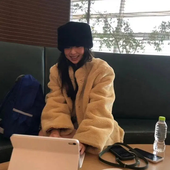 [BUNJANG] Farven Shearling Fur Jacket / 파르벵 시어링 퍼 자켓 SHEARLING FUR JACKET